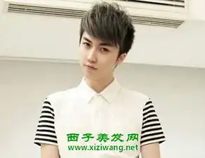 前额头发少男生适合什么发型
