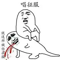 跪下唱征服的表情包