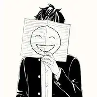 二次元男生抽烟慵懒黑白头像微信头像图片大全
