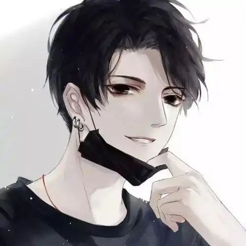 头像男生冷酷帅红色眼睛