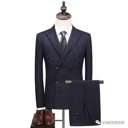 制服感的双排扣西装,你穿穿看