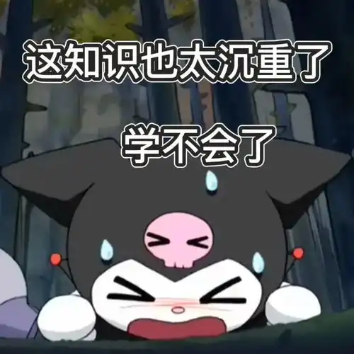 表情包这知识太沉重学不会了