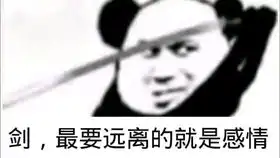 真人表情包搞笑拔剑