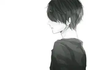 求动漫男生侧脸图片,逆光,正在写作业什么的也不错