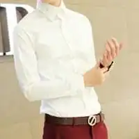 上半身无头头像男正装