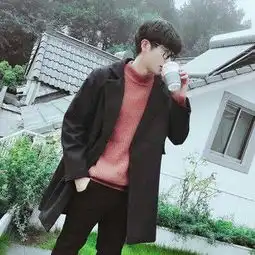 男生头像侧脸帅气高清白