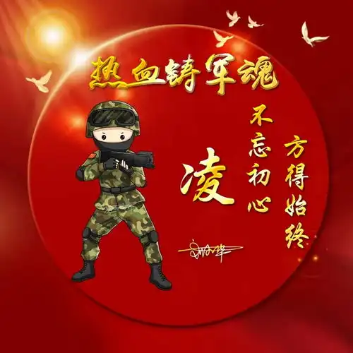 2021你的微信头像该换了,3d烫金特效爱国励志签名头像,请查收