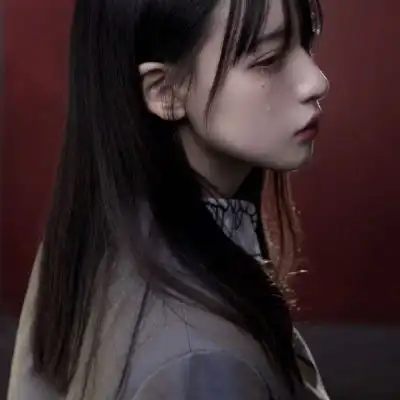 恶魔头像男生真人侧脸侧