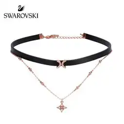 2.6折起全场包邮,swarovski施华洛世奇chokerever系列白金色四角星图案仿水晶颈链5291314特价限时抢购1号店闪购官网