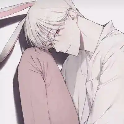 qq头像卡通男生伤心帅气