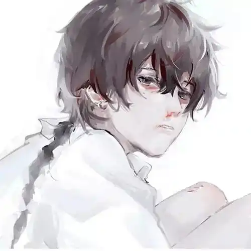 帅气动漫男生头像如果觉得人间不值得那就抬头看看星辰