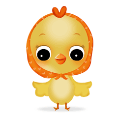 小鸡卡通gif动画表情一套
