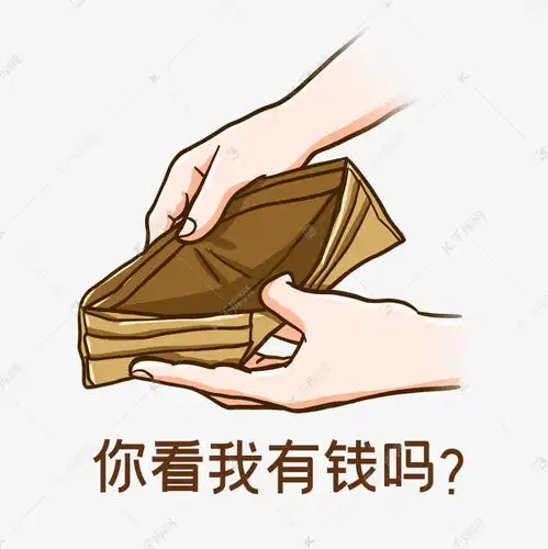 钱包只有一块钱表情包表