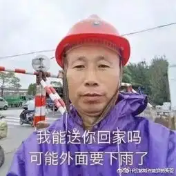 下雨了送你回家表情包我