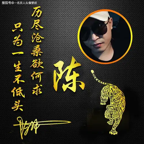 2021换张微信头像,霸气猛兽姓氏签名壁纸,18张任你挑选