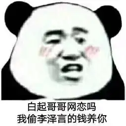 李泽言三连表情包我偷李泽言的钱养你