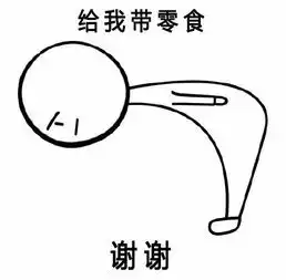 鞠躬小人表情包