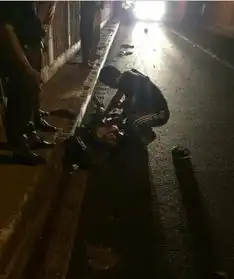 丽水民警为满口鲜血车祸男人工呼吸称救起就是一条命