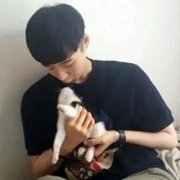 男生头像帅气阳光抱猫图片集一个人继续走