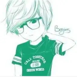 谁有素描的动漫图片男生的帅气的伤感的