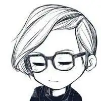 戴眼镜的中分男生头像微信头像图片大全