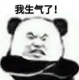 生气表情包,我生气了