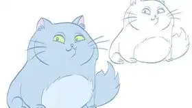 小橘猫简笔画,30秒看绘猫咪
