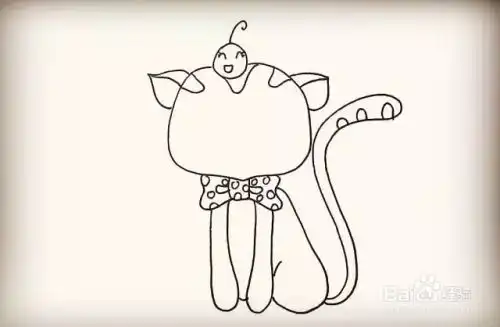 简笔画怎么画可爱小猫