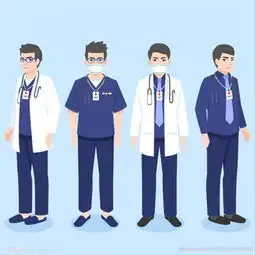 卡通医生图片