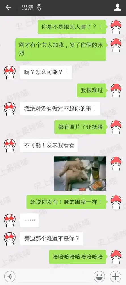 现在情侣都这么聊天吗看完以后献上膝盖