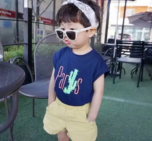 不要羡慕生女儿的了,儿子也可以打扮的帅帅的