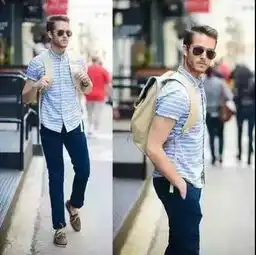 秋天男生穿什么好看初秋男生街拍时尚潮穿搭