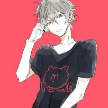 简笔画男生头像颜色动漫