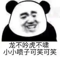 表情包熊猫头龙不吟虎不啸小小喷子可笑可笑第二十三期
