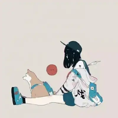 简约头像男生干净背影动