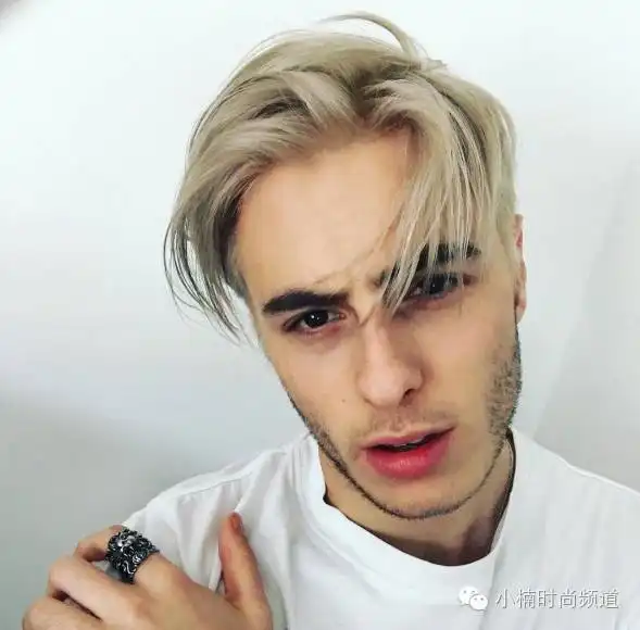 欧美时下最热的彩色染发不只女生,男生也可以染