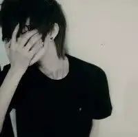 男生侧脸头像