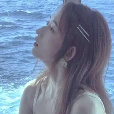 微信美女侧脸优雅头像