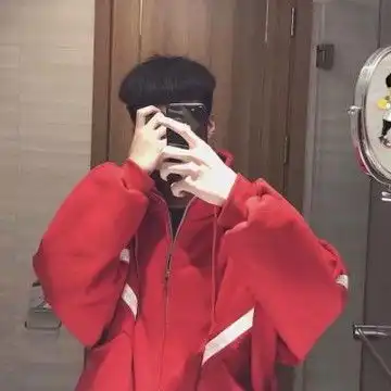 红色系男生头像