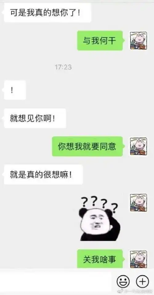 钢铁直女的聊天记录,把直男气晕了