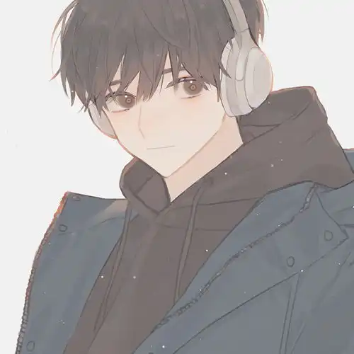 二次元男生头像帅气背影