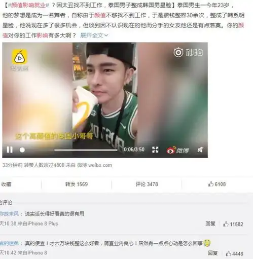 因太丑找不到工作,泰国男子整容30次成韩国明星