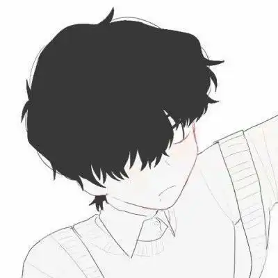 男生动漫冷酷帅气黑白头像,男生头像图片