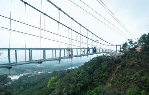 广东10大玻璃栈道,深圳就有惊吓度10000