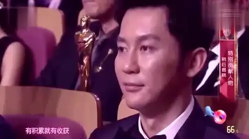 范冰冰现场荣获年度风云人物奖,台下李晨的表情好幸福
