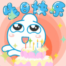 生日快乐表情可爱