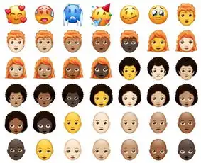 苹果ios12新emoji表情图片大全苹果ios12新emoji表情包高清图片极光下载站
