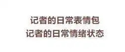 吐血巨制记者专用表情包来了