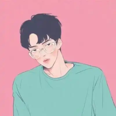 啊啦唯美男生动漫头像插画系