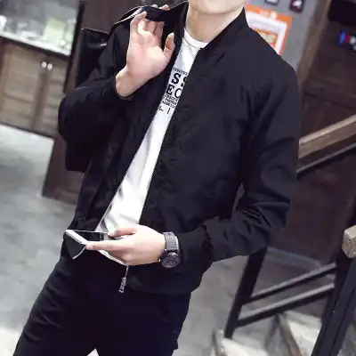 3166款爆款男士外套春季韩版潮流春秋衣服百搭帅气休闲夹克男